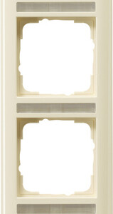 GIRA Cov Fr  4-G Vert  In Sp  Standard 55 Cr White