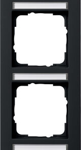 GIRA Cov Fr  4-G Vert  In Sp  Gira E2 Black M