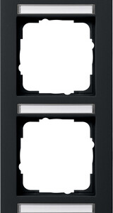GIRA Cov Fr  4-G Vert  In Sp  Gira E2 Black M