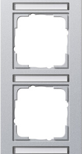 GIRA Cov Fr  4-G Vert  In Sp  Gira E2 C Alum
