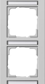 GIRA Cov Fr  4-G Vert  In Sp  Gira E2 Grey M