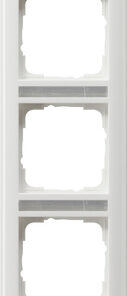 GIRA Cov Fr  5-G Vert  In Sp  System 55 P White