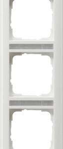 GIRA Cov Fr  5-G Vert  In Sp  System 55 P White