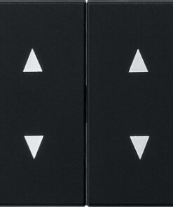 GIRA Rocker 2-G Arrows System 55 Black M