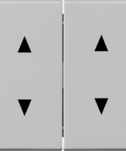 GIRA Rocker 2-G Arrows System 55 Grey M