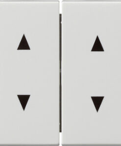 GIRA Rocker 2-G Arrows System 55 P White
