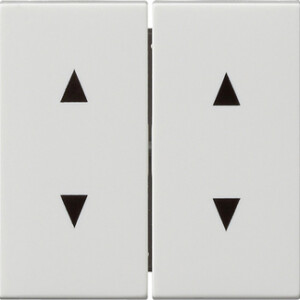 GIRA Rocker 2-G Arrows System 55 P White