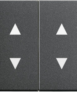 GIRA Rocker 2-G Arrows System 55 Anthra