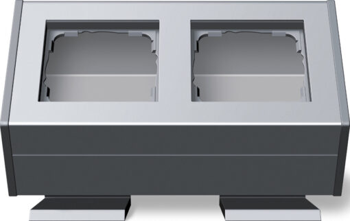 GIRA Profile 2-G Angl Mount Brack  Profile 55 Alum
