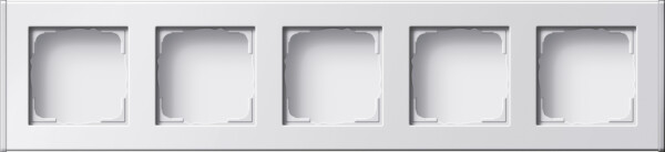 GIRA Profile 5-G Vert  + Horiz  Profile 55 Alum P White(Lac )