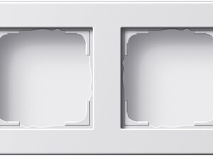 GIRA Profile 8-G Vert  + Horiz  Profile 55 Alum P White(Lac )