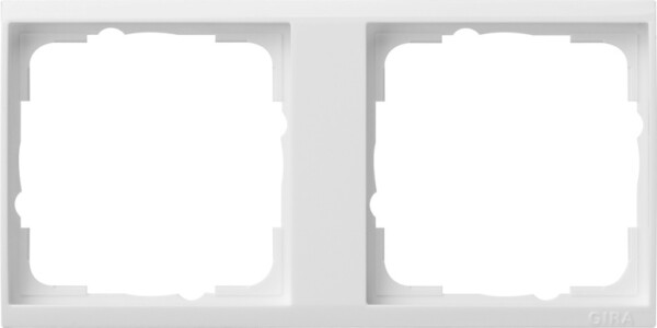 GIRA Interm Fr  2-G Gira Event Clear P White