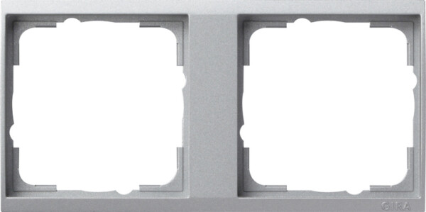 GIRA Interm Fr  2-G Gira Event Clear C Alum