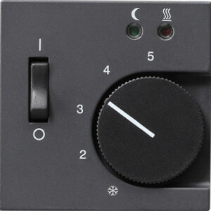 GIRA Cov  Rtc 230 V Sens  Fl Heat  System 55 Anthra