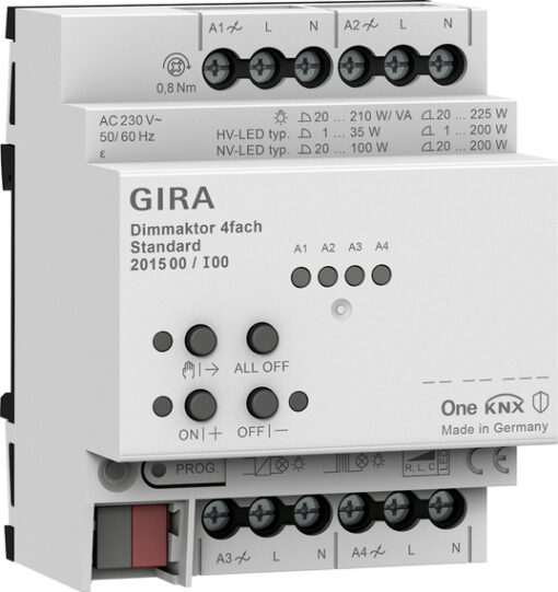 GIRA Dimm Act  4-G Std Oneknx Dra