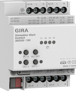 GIRA Dimm Act  4-G Dra Kmf Knx Secure