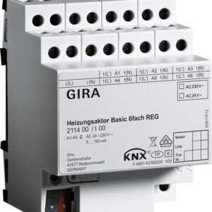 GIRA Heat Act  Basic 6-G Knx Dra