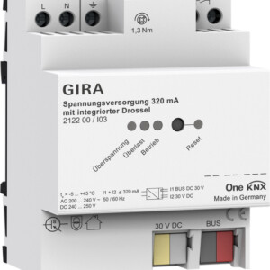 GIRA Pow Supply 320 Ma Choke Oneknx Dra