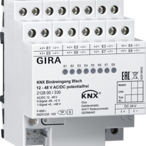 GIRA Bin Input 8-G 12 - 48 V Ac/Dc Zero-Volt  Knx Dra