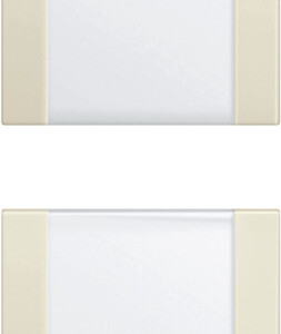 GIRA Rocker Set 2-G In Sp  System 55 Clear/Cr White