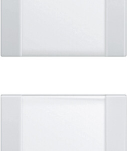 GIRA Rocker Set 2-G In Sp  System 55 Clear/P White
