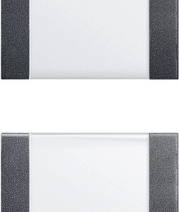 GIRA Rocker Set 2-G In Sp  System 55 Clear/Anthra