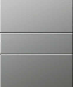 GIRA Rocker Set 2-G (1+1) Inscr  System 55 Stainl Steel