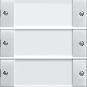GIRA Rocker Set 3-G In Sp  System 55 Clear/P White