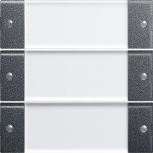 GIRA Rocker Set 3-G In Sp  System 55 Clear/Anthra