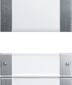 GIRA Rocker Set 4-G (1+3) In Sp  System 55 Clear/C Alum