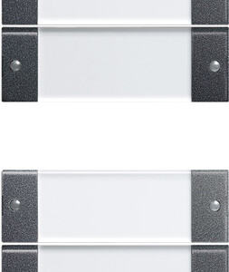 GIRA Rocker Set 6-G (3+3) In Sp  System 55 Clear/Anthra