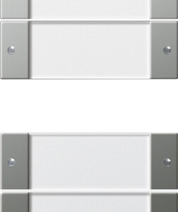 GIRA Rocker Set 6-G (3+3) In Sp  System 55 Clear/Stainl Steel