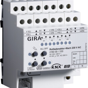 GIRA Shutter Act  4-G Ac 230 V Man Act  Knx Dra