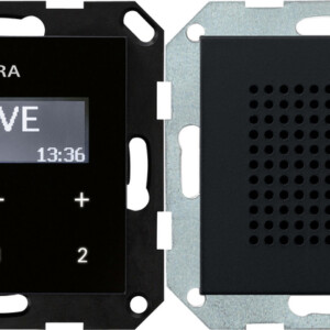 GIRA Rds Fm Radio Speaker System 55 Black M
