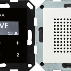 GIRA Rds Fm Radio Speaker System 55 P White