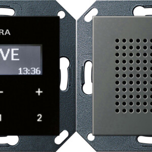 GIRA Rds Fm Radio Speaker System 55 Stainl Steel