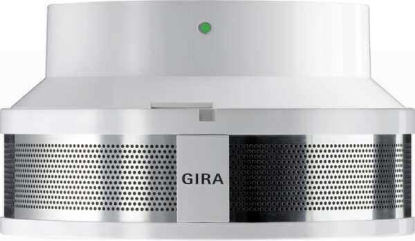GIRA Sad Dual Base 230 V Smoke Alarm Device P White