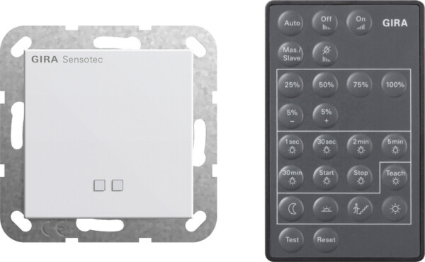GIRA Sensotec + Remote Ctrl  System 55 P White