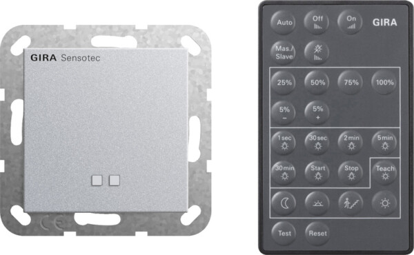 GIRA Sensotec + Remote Ctrl  System 55 C Alum