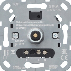 GIRA S3000 Rot Aux Ins  3-Wire Insert