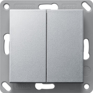 GIRA Bt Wall Transm  2-G System 55 C Alum