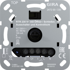 GIRA Rtc 230 V Nc/No Con  1-Way + Ctrl L  Insert