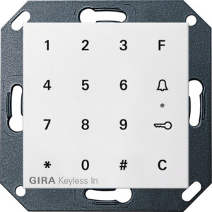 GIRA Gira Keyless In Keypad System 55 P White