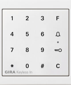 GIRA Gira Keyless In Keypad Gira F100 P White