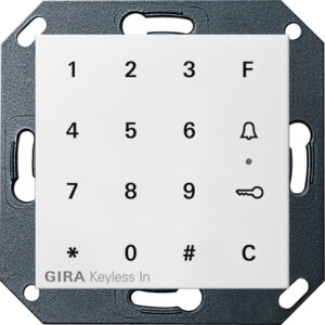 GIRA Gira Keyless In Keypad System 55 P White M