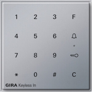 GIRA Gira Keyless In Keypad Gira Tx_44 (Wp Fm) C Alum