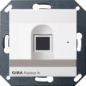 GIRA Gira Keyless In Fingerprint Reader System 55 P White M