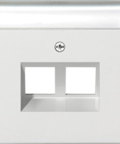 GIRA Cov  30° + In Sp  F  Sup Ring Mj 2-G Gira F100 P White