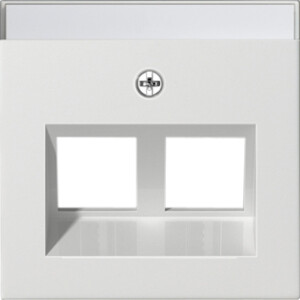 GIRA Cov  30° + In Sp  F  Sup Ring Mj 2-G System 55 P White M
