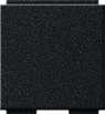 GIRA Uni Blank Cov Pl  Cov Mj 2-G 30° +In Sp  System 55 Black M